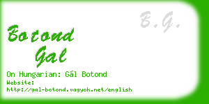 botond gal business card